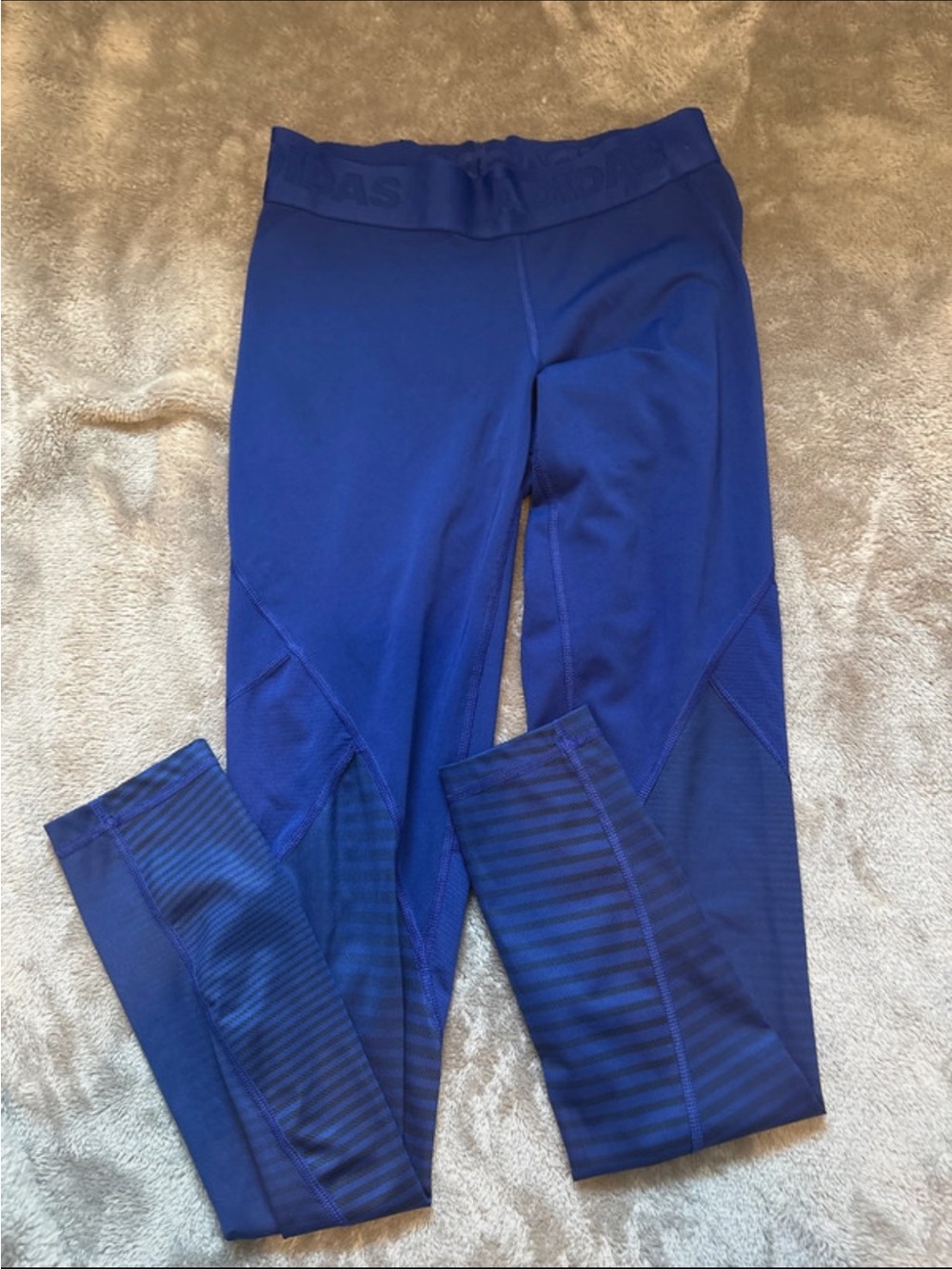 adidas Blue Performance Leggings
